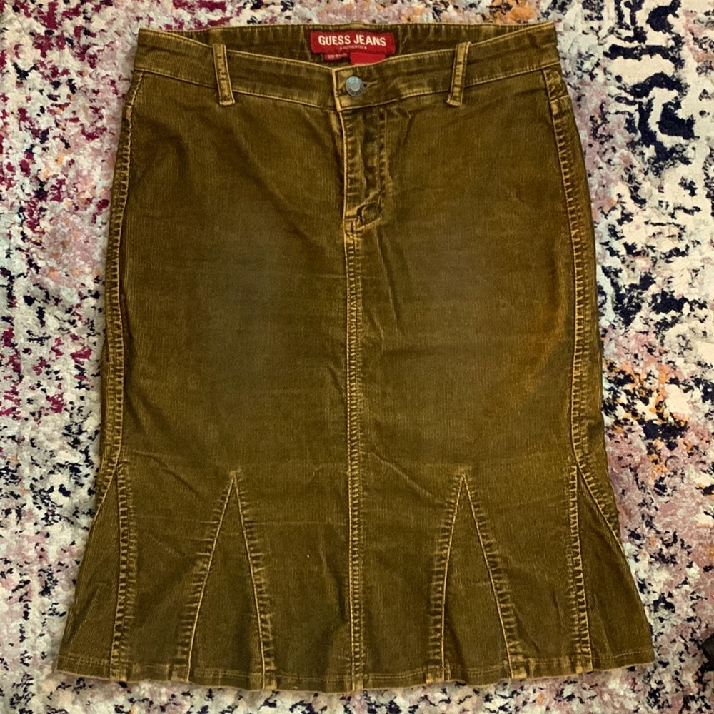 Corduroy skirt
